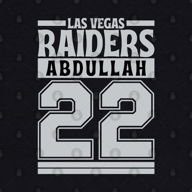 Las Vegas Raiders Abdullah 22 Edition 3 by Astronaut.co